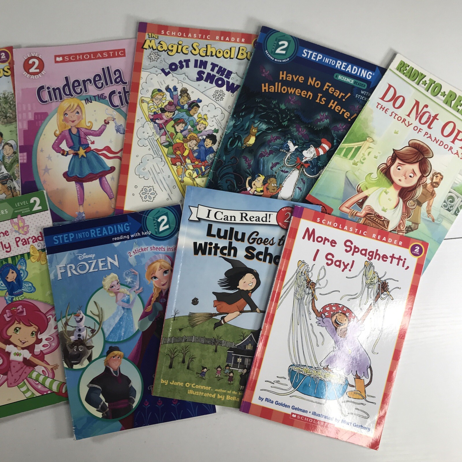 Random Lot of 10 Level 2 Step Into Reading | I Can Read | Learn To Read FOR GIRL