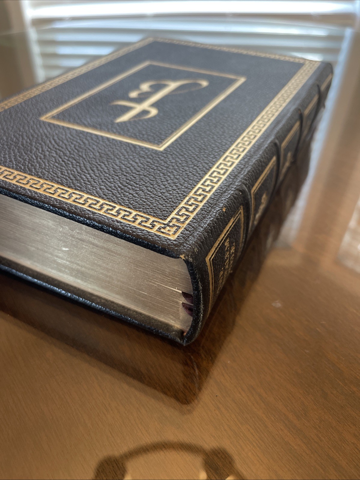 The Jerusalem Bible 1966 French Morocco Leather Doubleday Original 1st Print