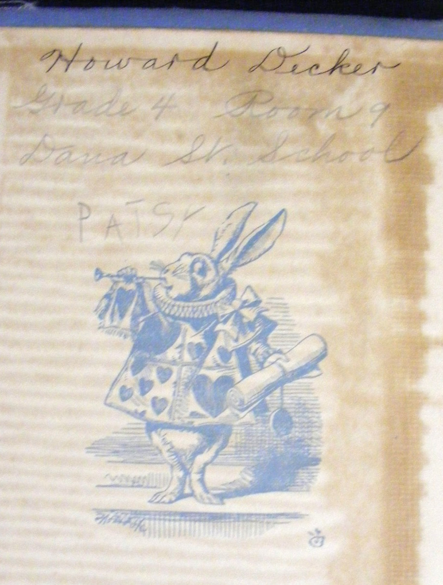 Alice’s Adventures in Wonderland Through Looking Glass by Lewis Carroll HC 1930