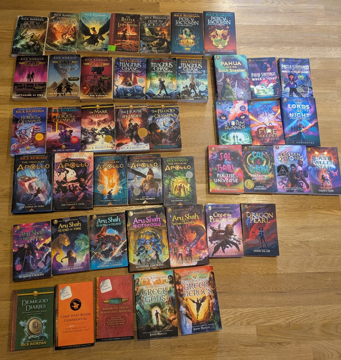 Massive Set of Rick Riordan and Rick Riordan Presents Books – 45 books total