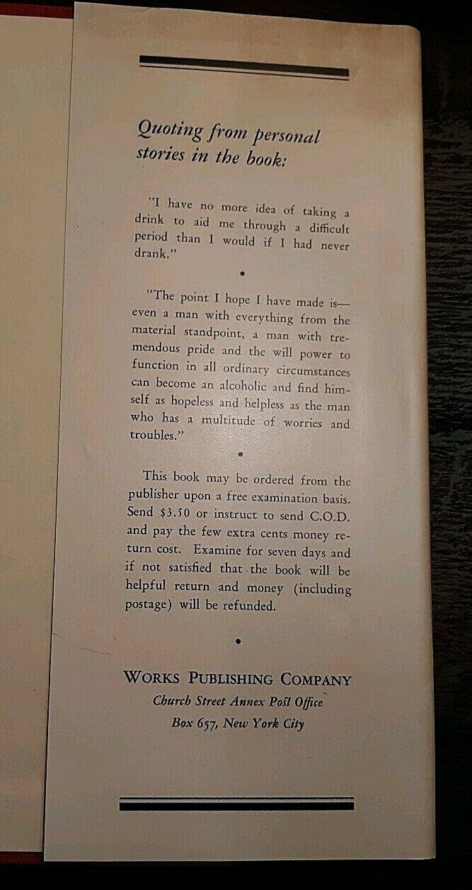 AA PUBLISHERS PROOF LTD COLLECTORS EDITION Pathway to a Cure BIG BOOK Numbered