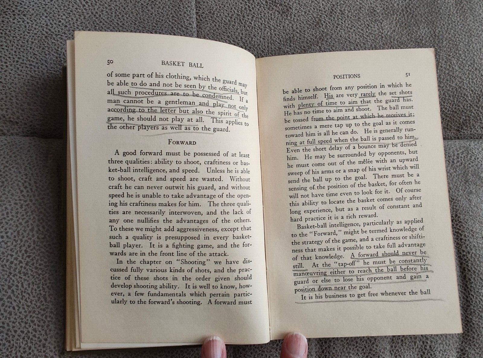 1921 Copyright “Basket Ball” by Wardlaw and Morrison 1929 Edition- Illustrated