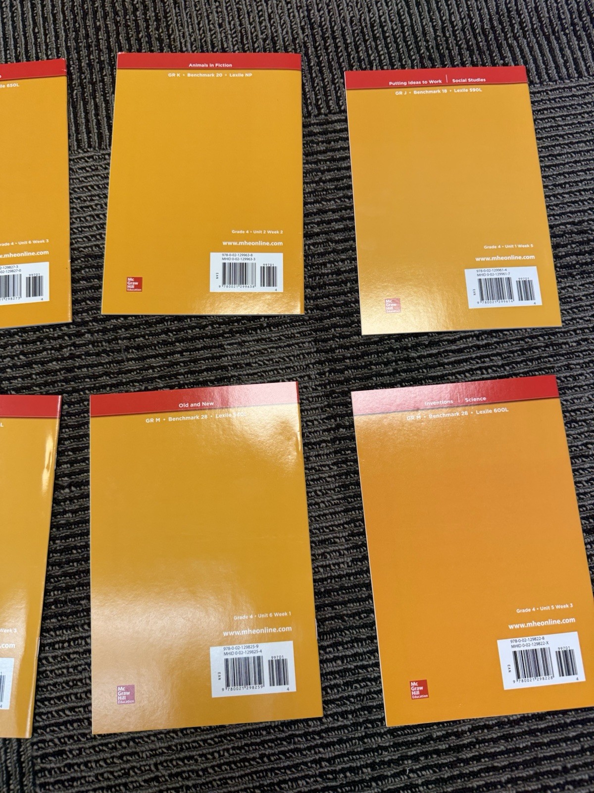 45 McGraw Hill Grade 4 Leveled Readers Classroom Book Lot Paired Read Homeschool