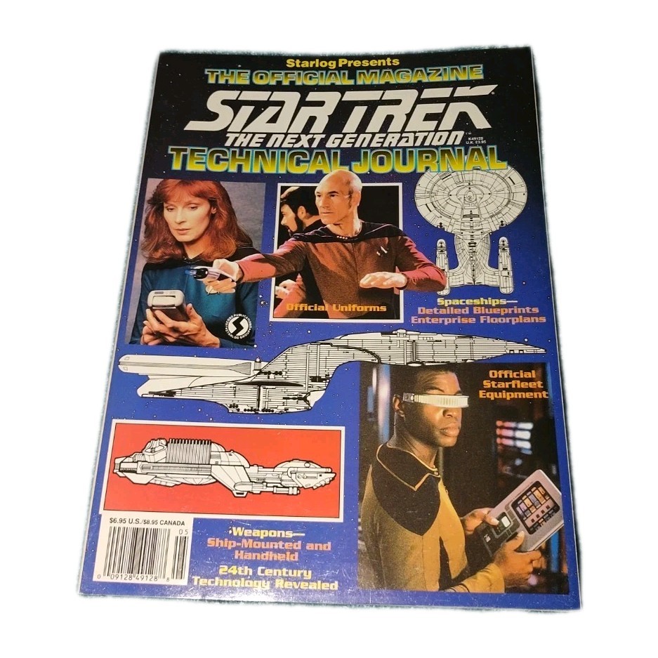Star Trek The Next Generation TECHNICAL JOURNAL NEW 1992 Starlog