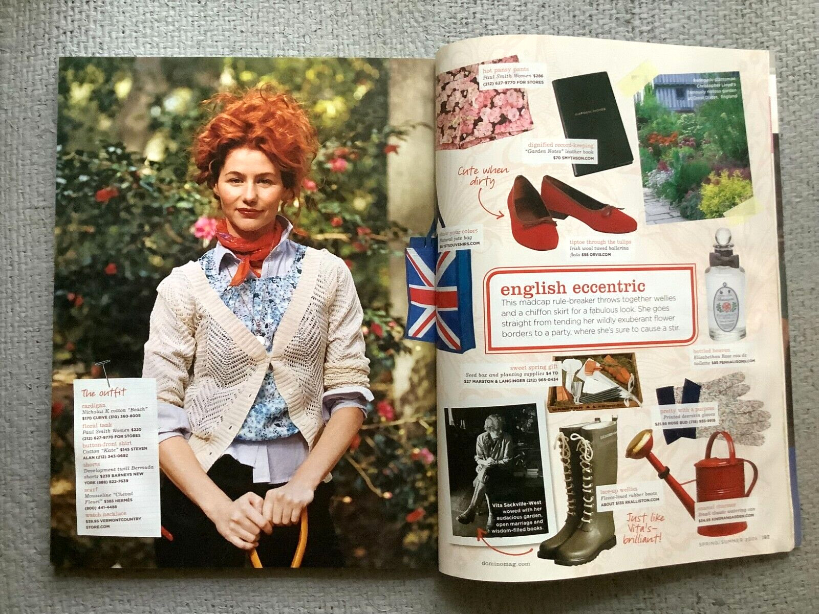 PREMIERE Issue Spring/Summer 2005 DOMINO Magazine (See details in description)