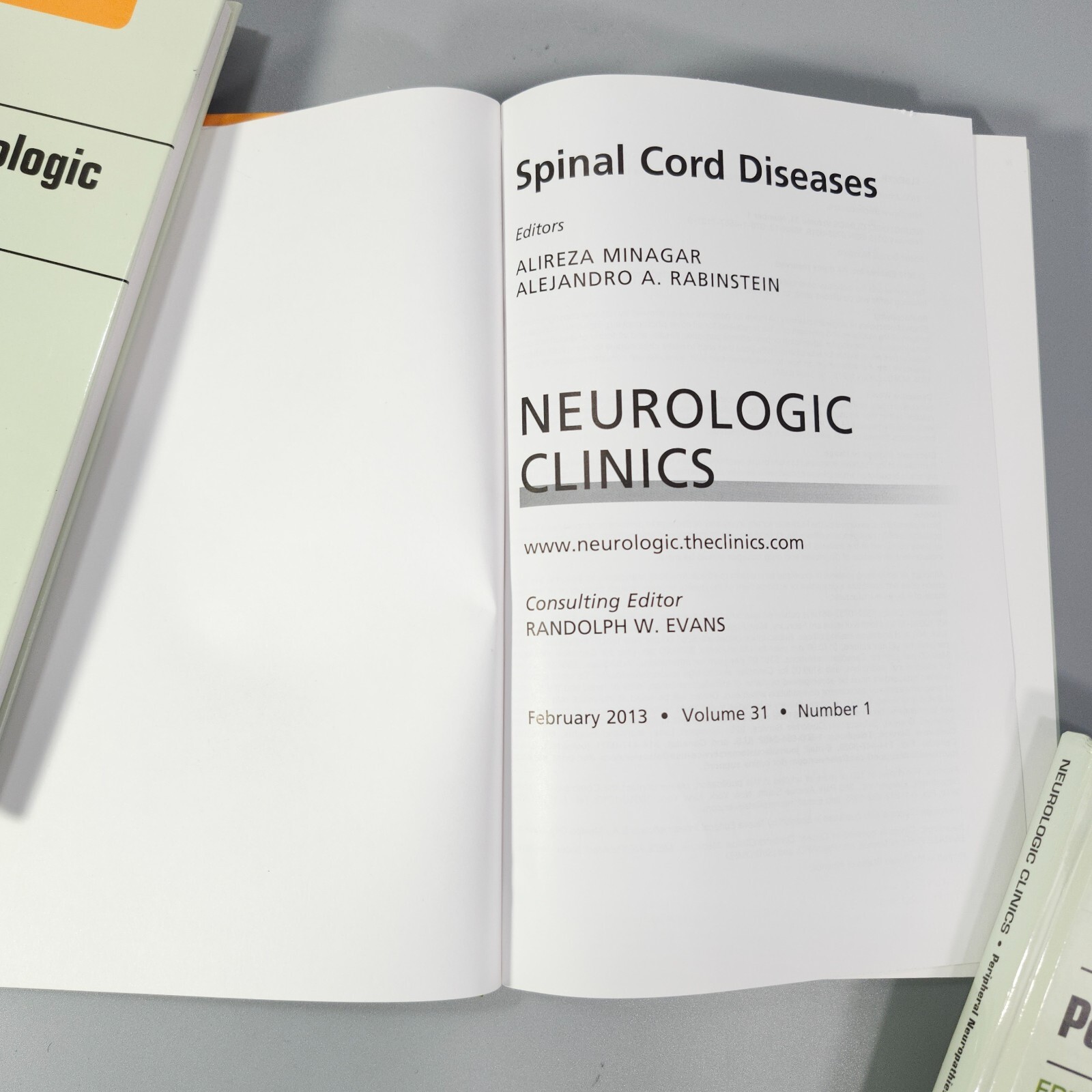 Clinics Review Articles Neurologic Therapy Spinal Neuropathies 3 Book Lot 2013
