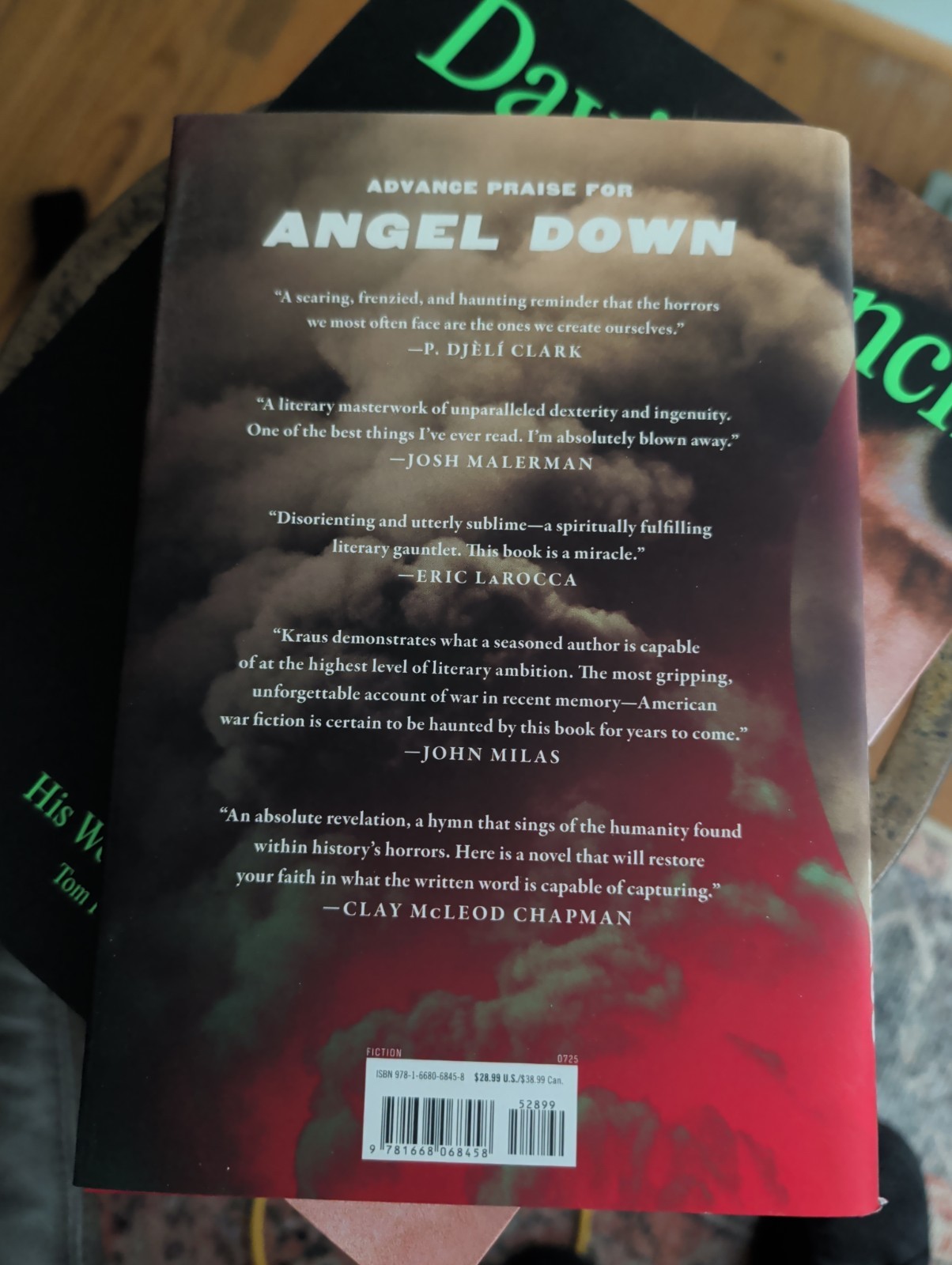 Angel Down: A Novel by Daniel Kraus First Edition / 1st Printing