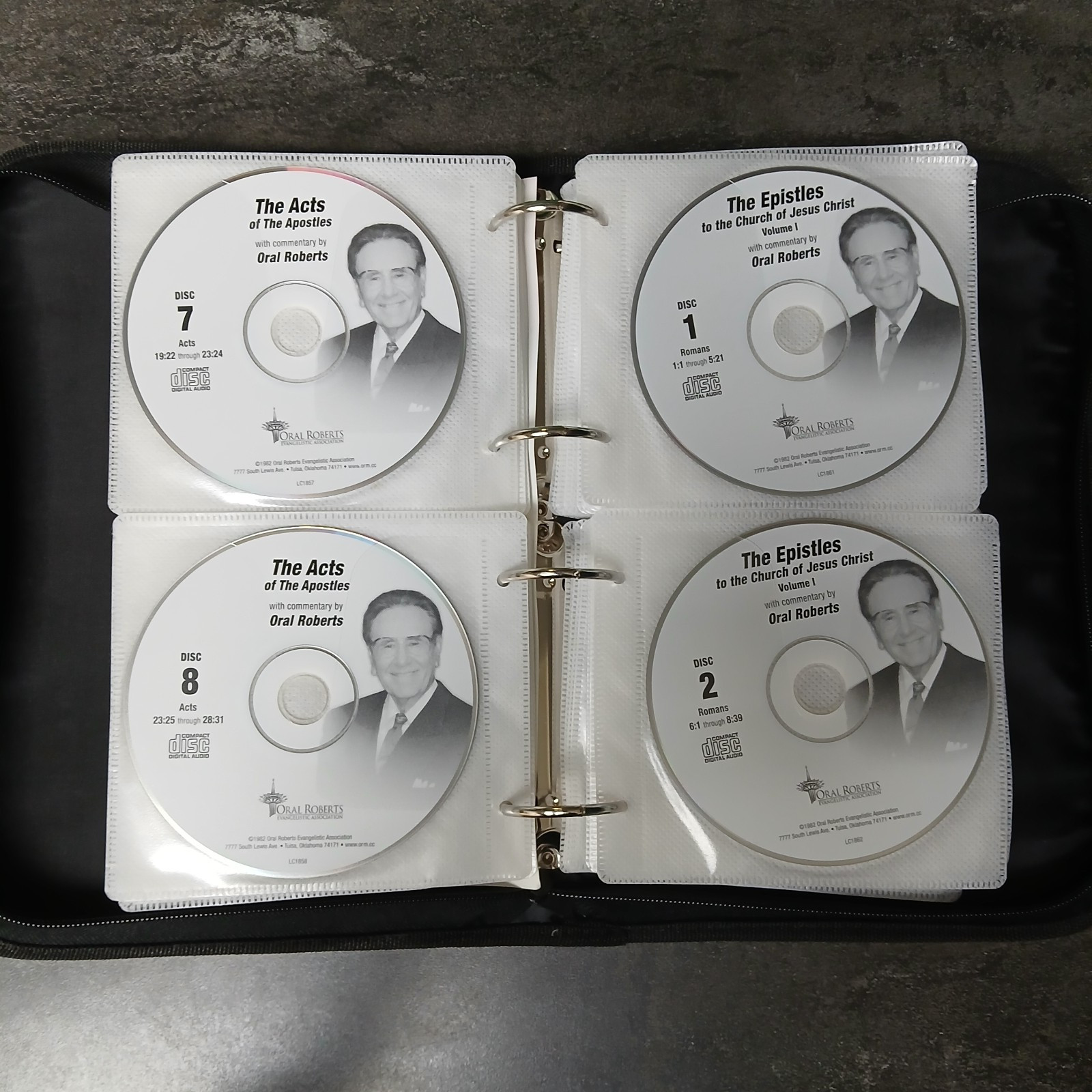 Oral Roberts 73‑Disc New Testament Audio Commentary Set Missing Final Disc RARE