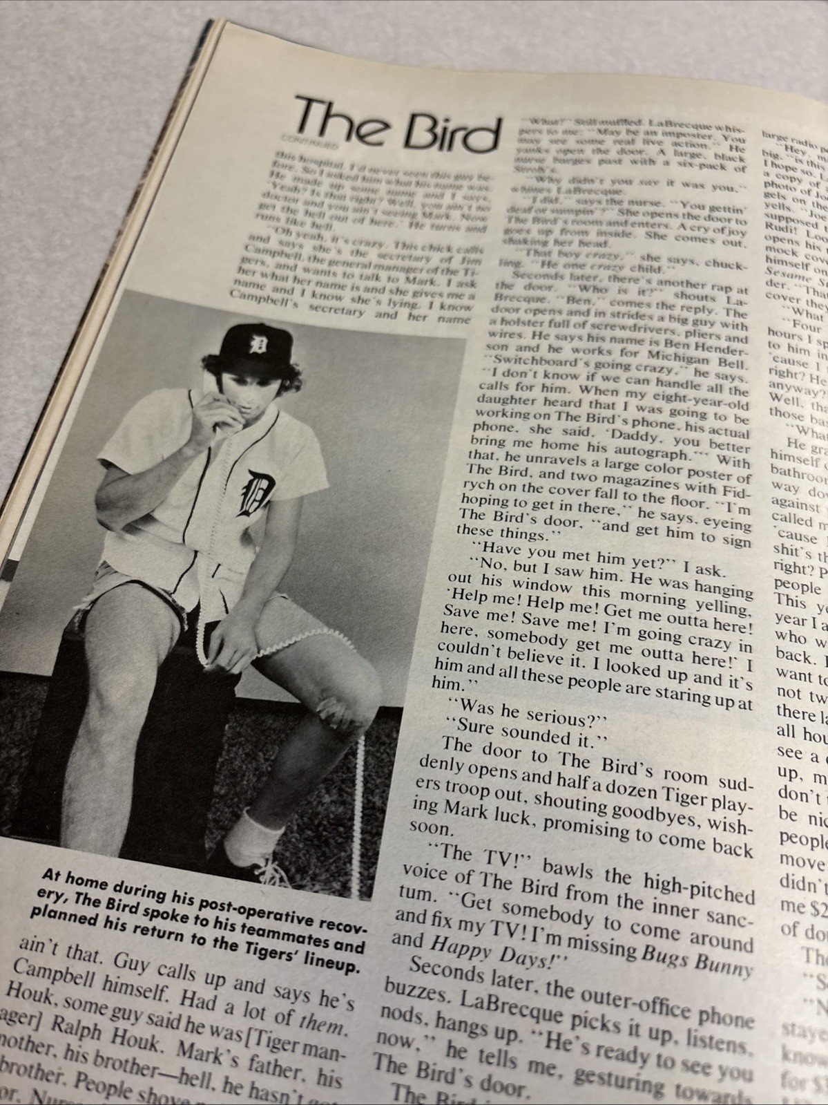 SPORT MAGAZINE (July 1977 Vol. 65 No. 1) – MARK FIDRYCH Detroit Tigers – MLB