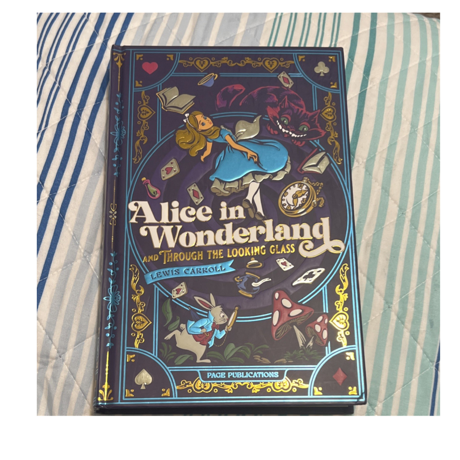 Lewis Carroll Alice in Wonderland Deluxe Edition Hardcover Page Publications 20…