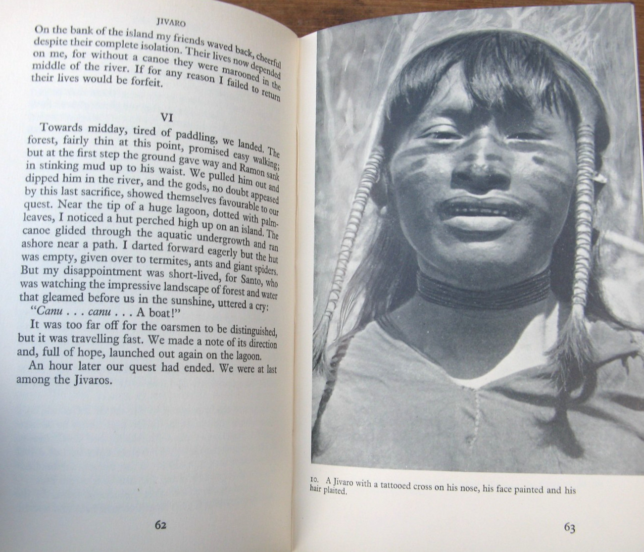 1953 Jivaro Among the Headshrinkers of the Amazon- Bertrand Flornoy 1st Edition