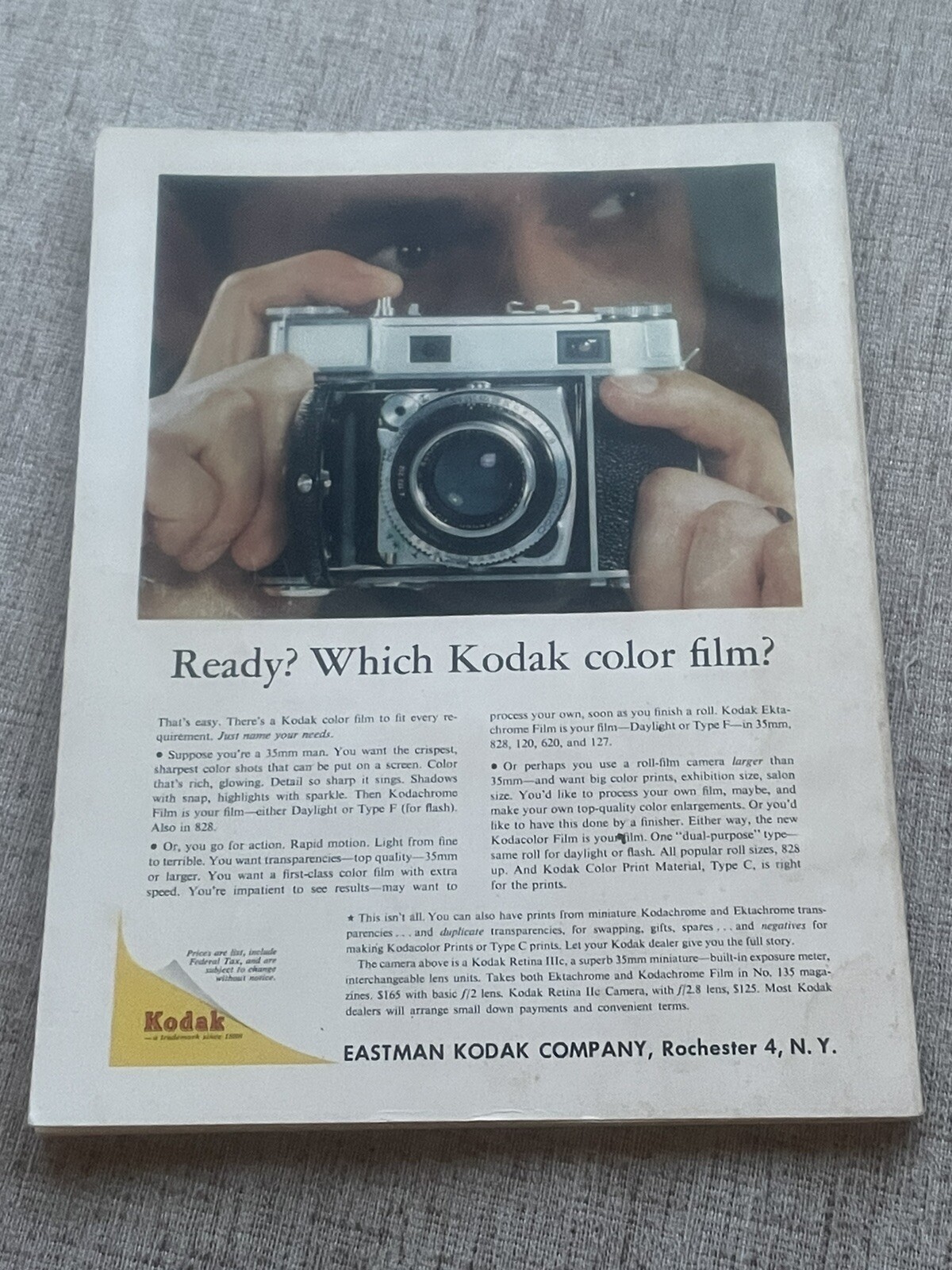 PHOTOGRAPHY ANNUAL 1958 Vintage Compiled Popular Photography LOOK 250 Pages!