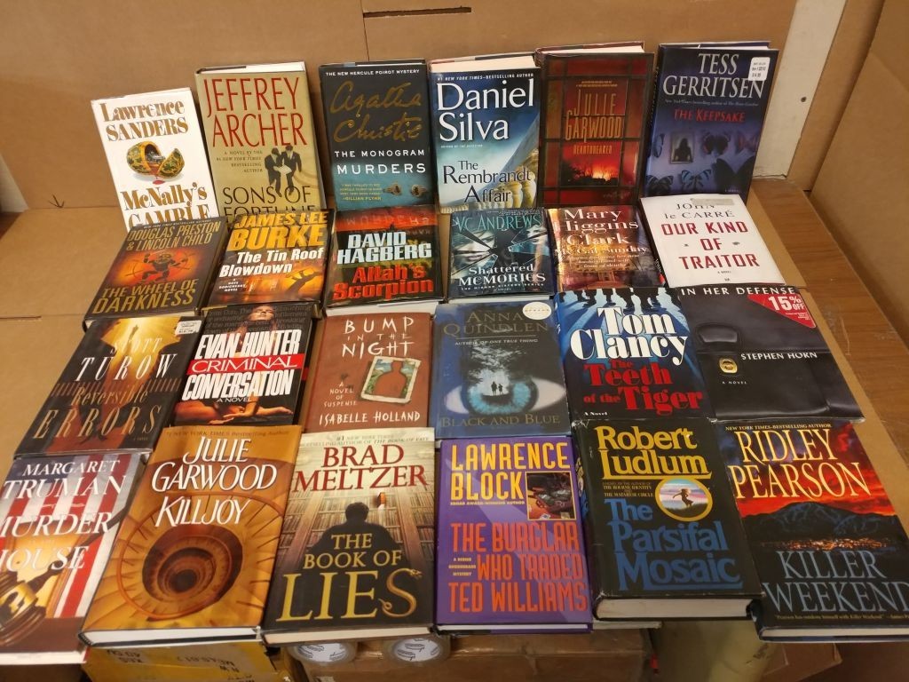 Lot of 9 Detective & Crime Thrillers – Hardcover Bestsellers