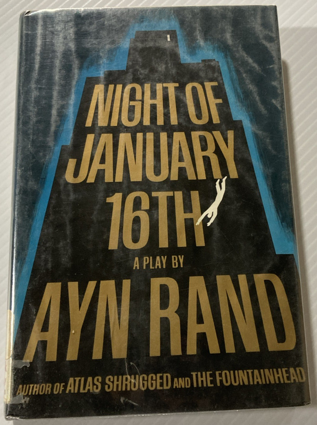 Night of January 16th : A Play by Ayn Rand (1st Edition /Printing HCDJ 1968)