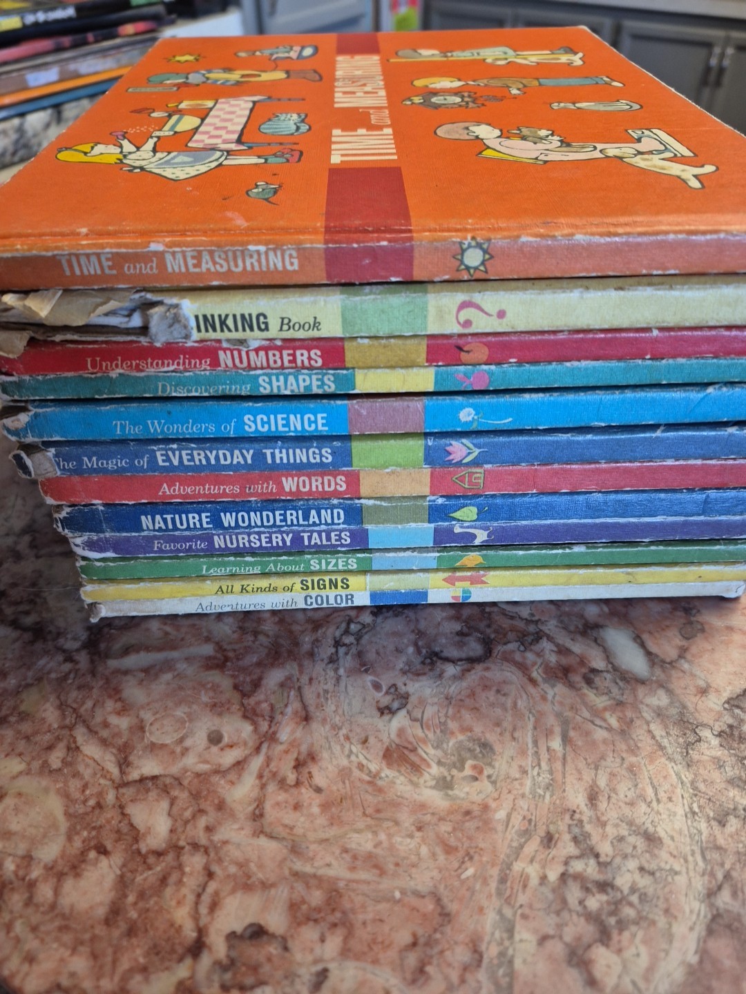12 Pre-School Library First Adventures in Learning Program 1970 Golden Press