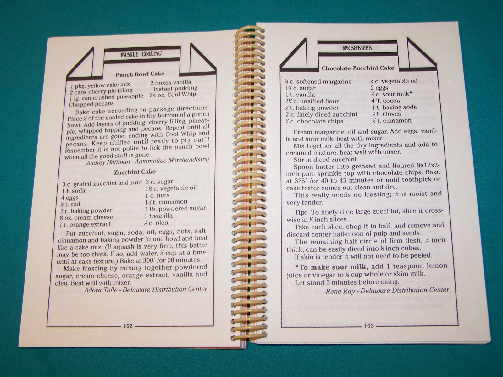 Western Auto Company Employees Cookbook 1992