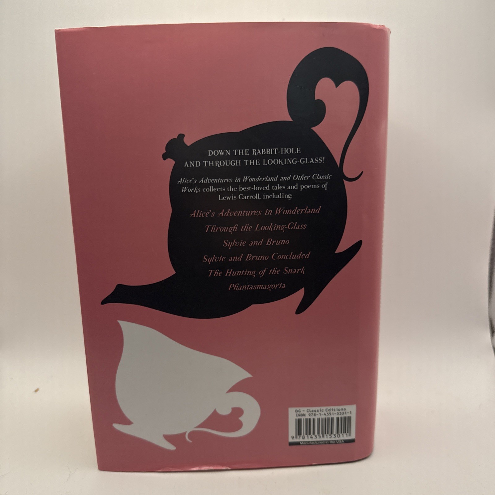 Alice’s Adventures in Wonderland Classic Works by Lewis Carroll Hardcover