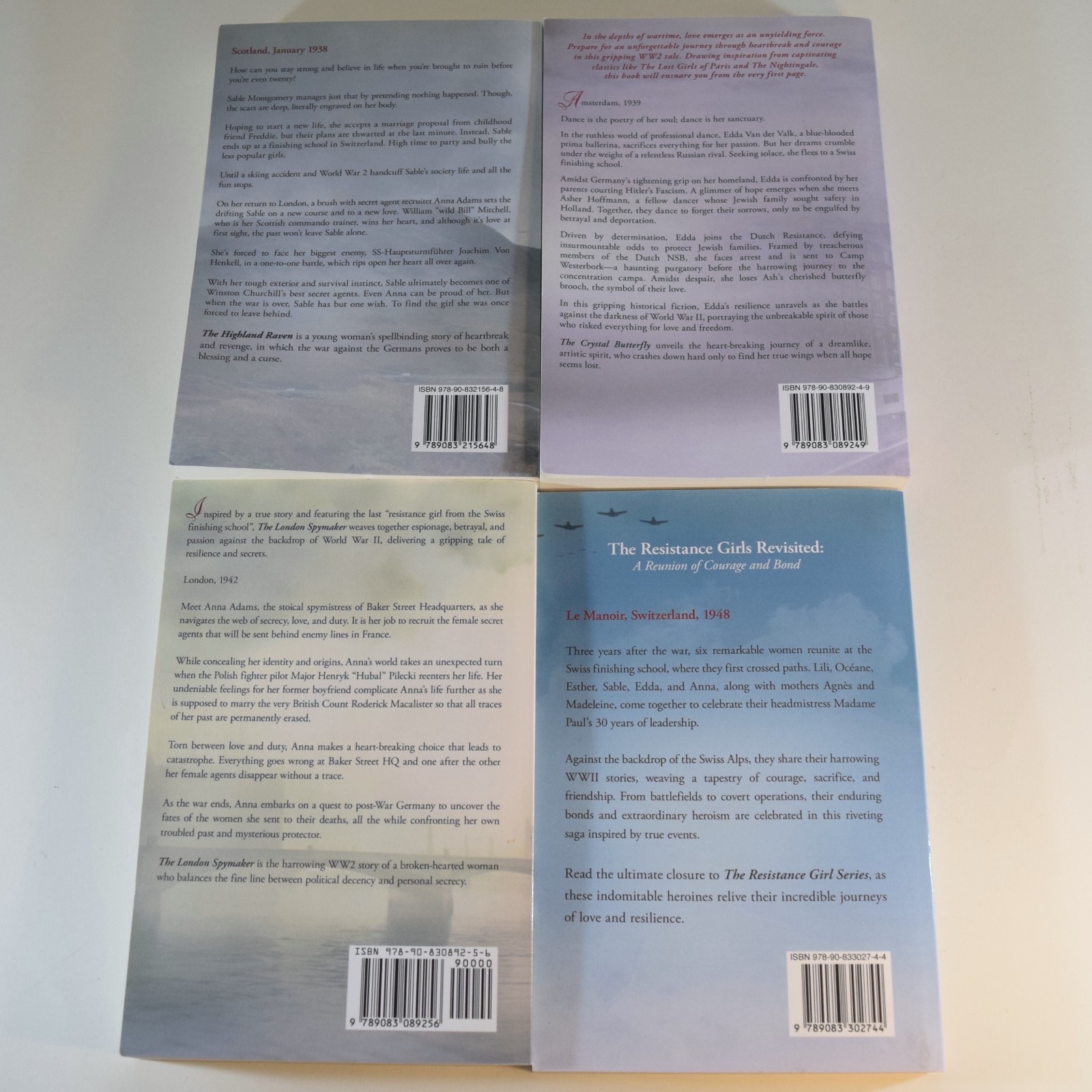 Resistance Girl Novel Set by Hannah Byron – 1-8 in Series – WW2 Era