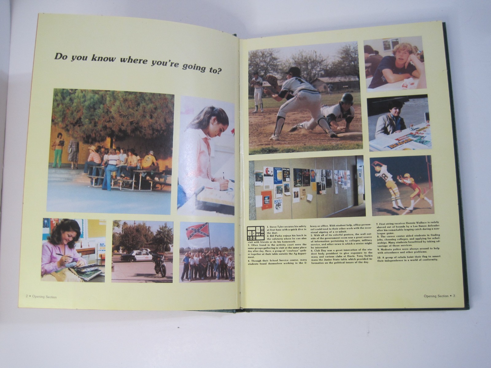 1981 Grace Davis High School Yearbook – Olympian – Modesto, California Hardcover