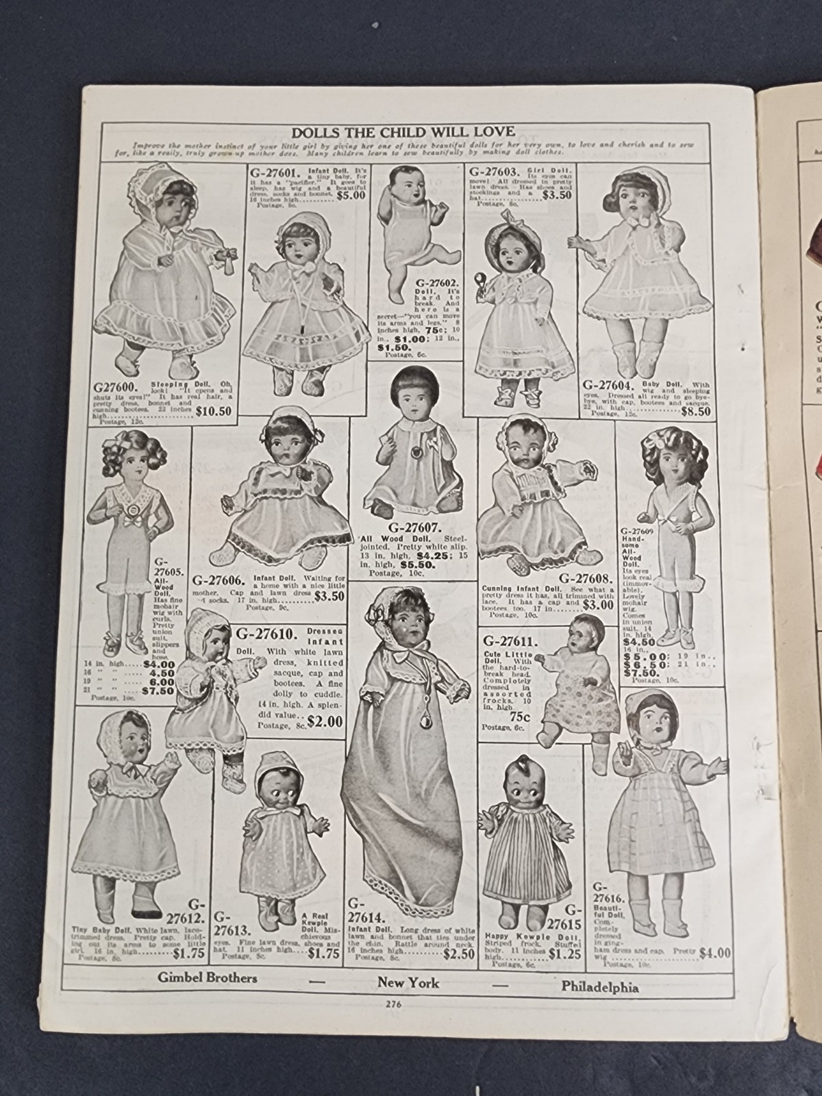 1919-1920 FALL & WINTER THE GIMBEL BOOK CATALOG – GIMBEL BROTHERS-PHILADELPHIA