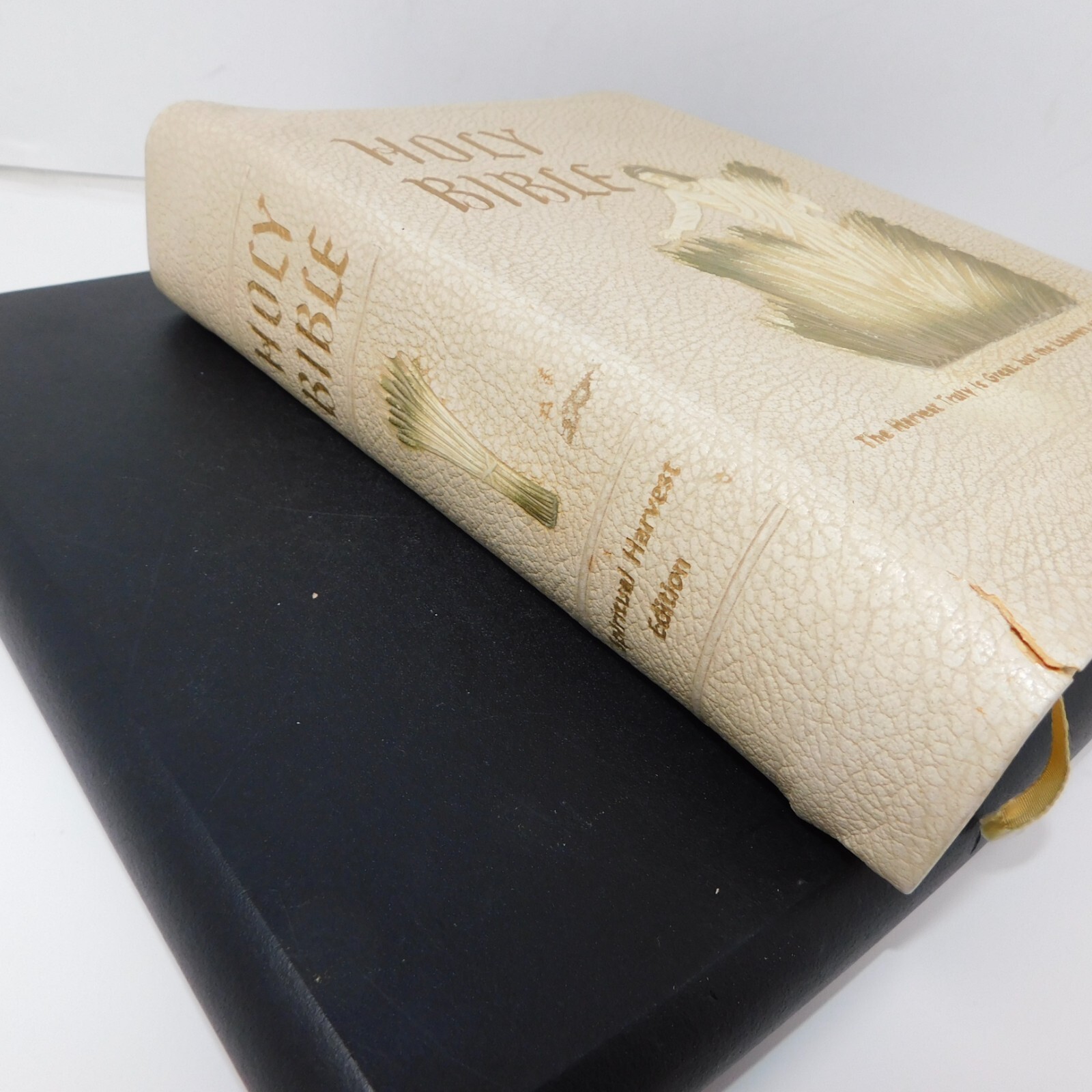 1959 The Holy Bible Spiritual Harvest Edition KJV (Leather, Indexed, USA)