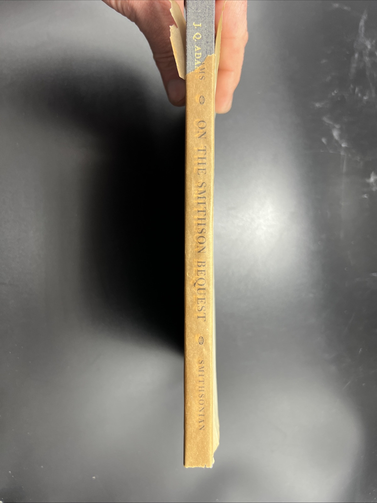 The Great Design: John Q Adams, 1839/ 1965, Smithsonian Institute Bequest Slip