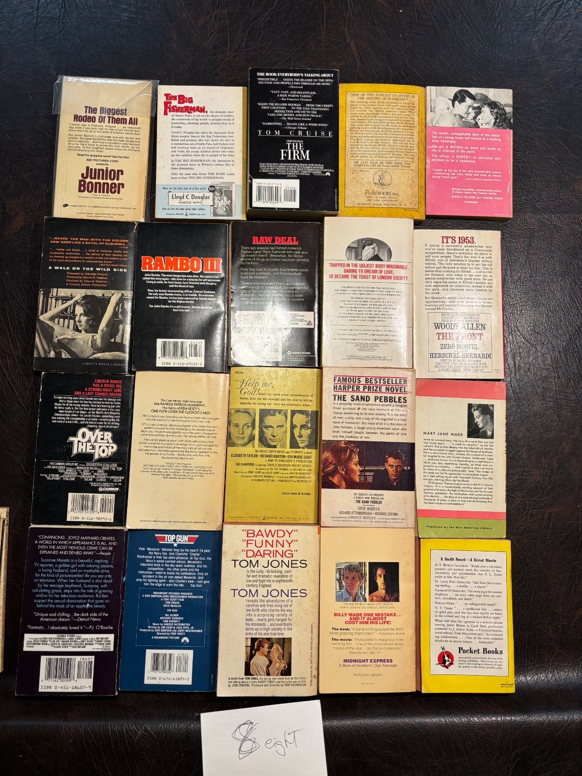Lot 8 – 20 Movie tie-in paperbacks average VG 1940s-2000s see photos