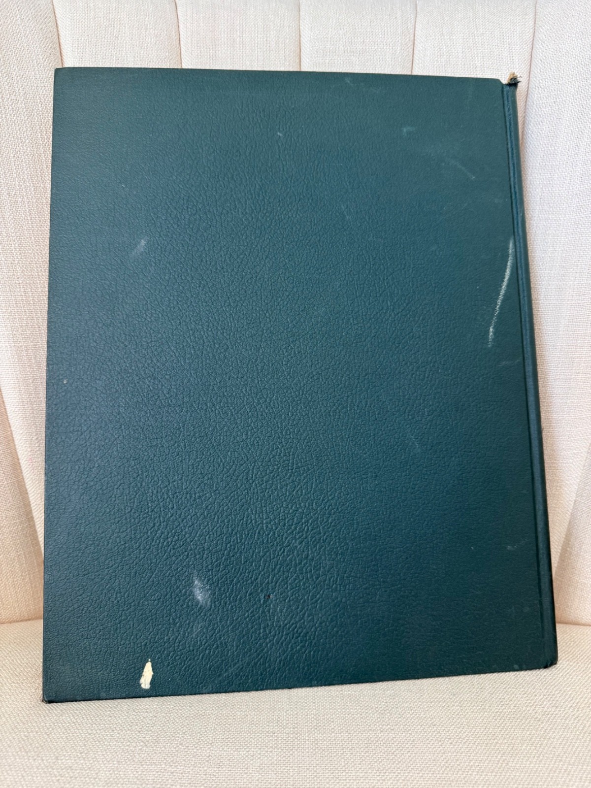 AS IS** Rand McNally WORLD ATLAS Premier Edition LARGE book maps charts vintage