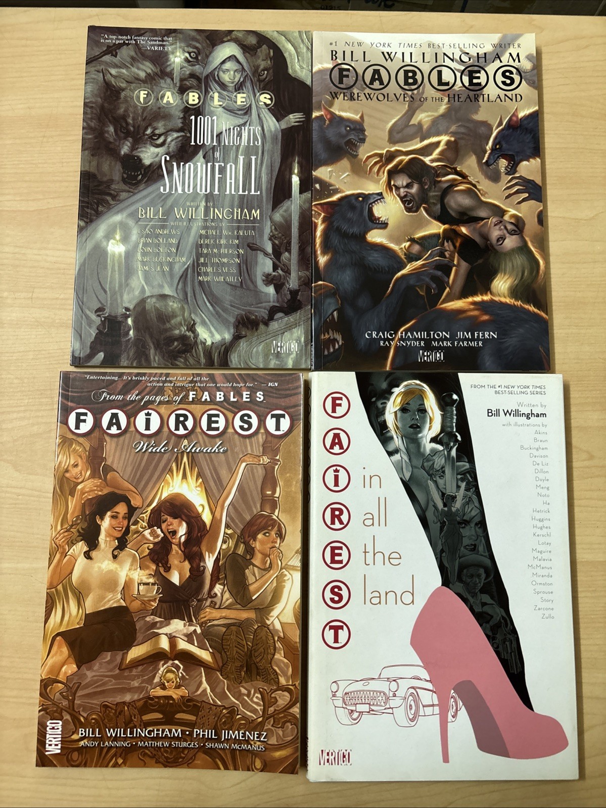 Lot 27 Fables Vol. 1-22 DC Vertigo Comics Complete Set Bill Willingham + Fairest