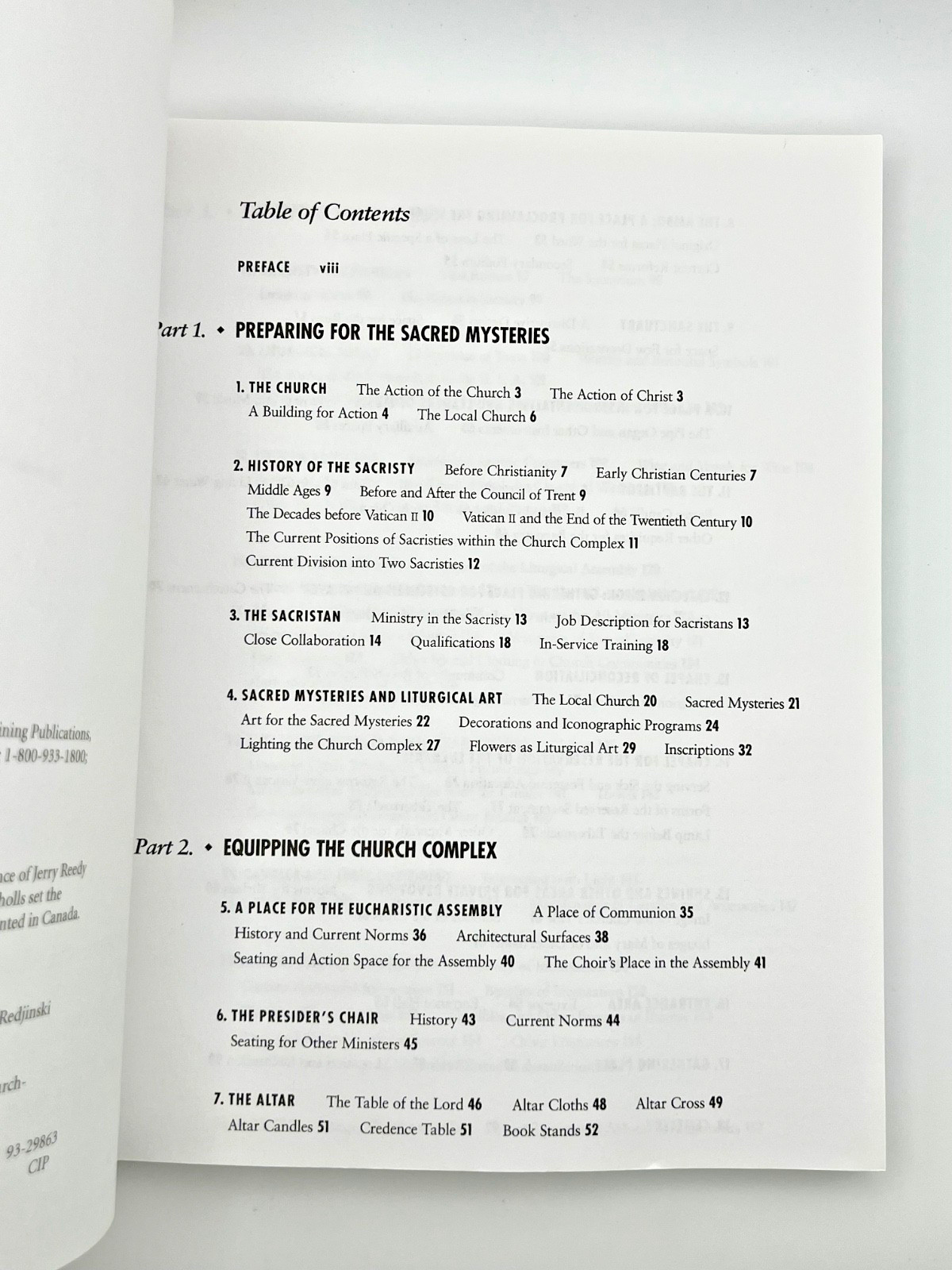 The Sacristy Manual By G.Thomas Ryan Liturgy Training Publication 1993 Chicago