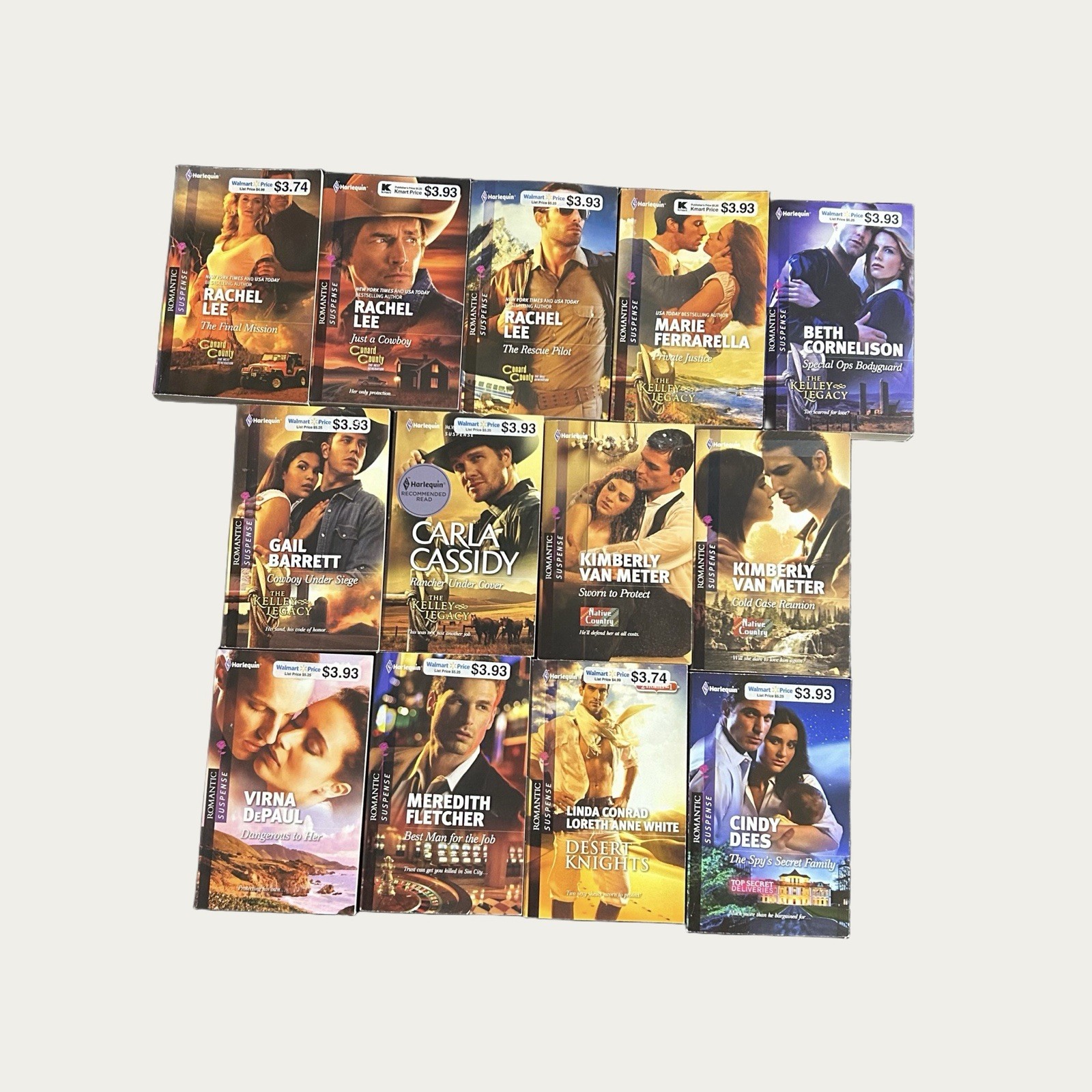Harlequin Romance Suspense Books Lot Of 13 Paperback Set