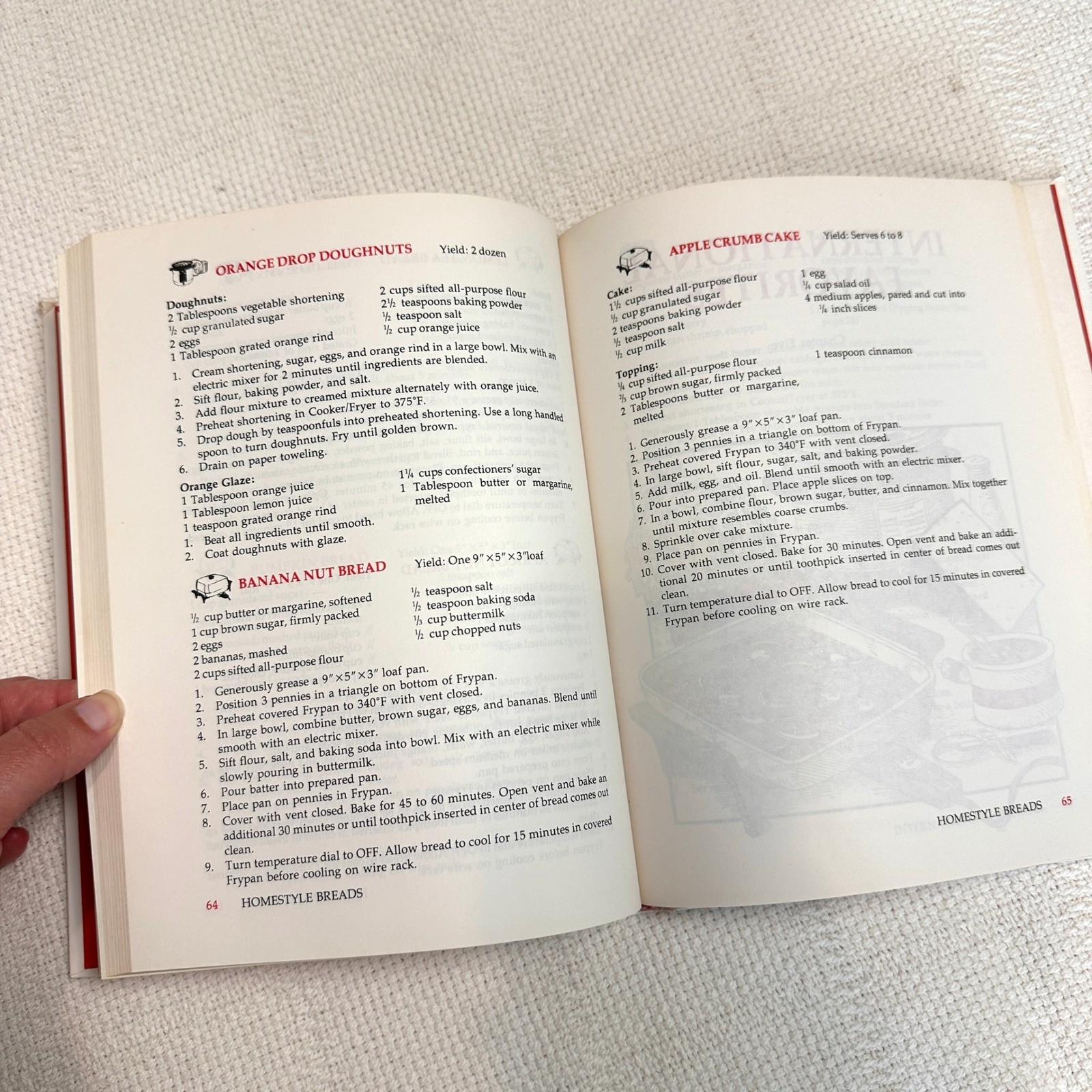 VTG Sunbeam The Cook and Serve Book Electric Frypan Recipes Hardcover Retro