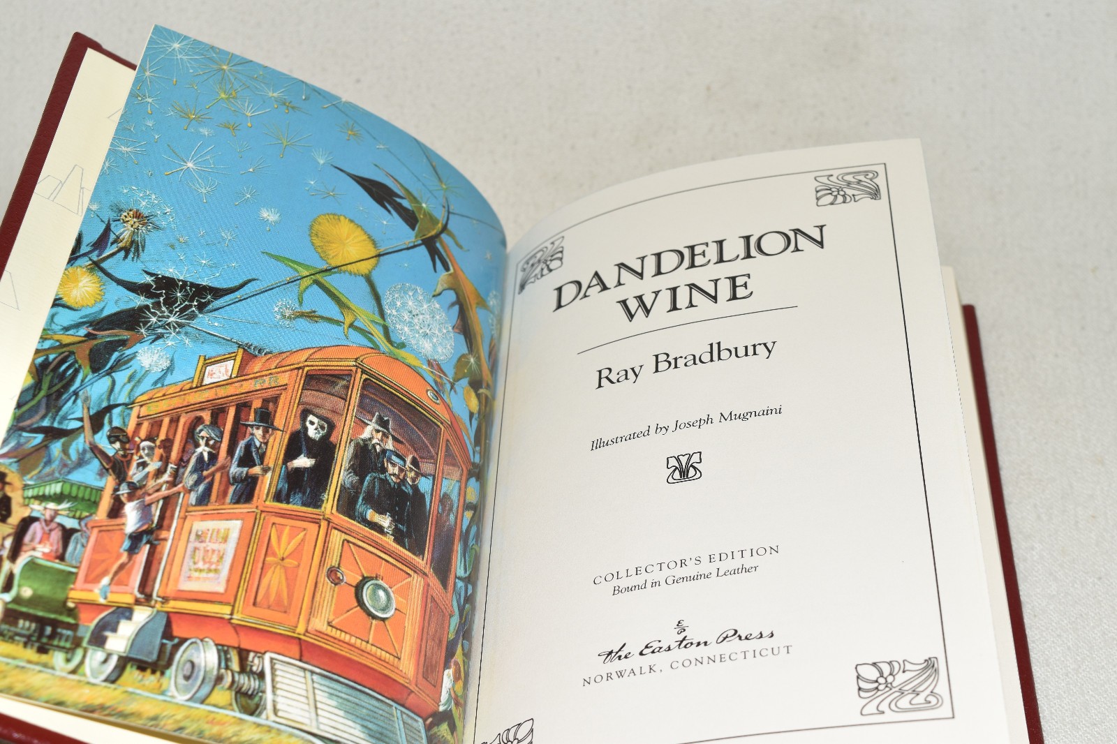 Easton Press DANDELION WINE Ray Bradbury LEATHER 2000 1ST ED Sci-Fi FINE/RARE!
