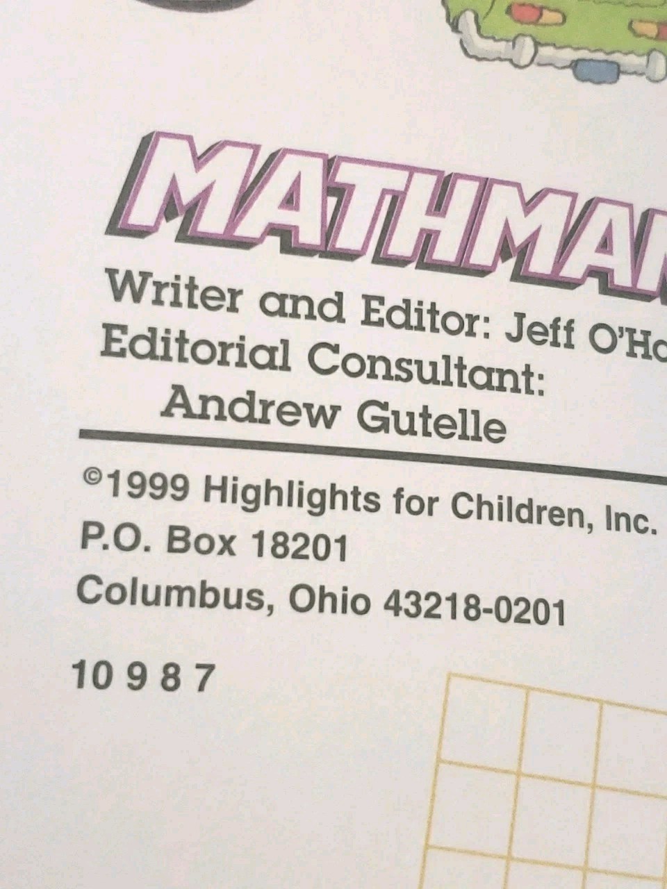 Vtg 1999 Mathmania Highlights Puzzlemania Books Lot Of 7 *Read*