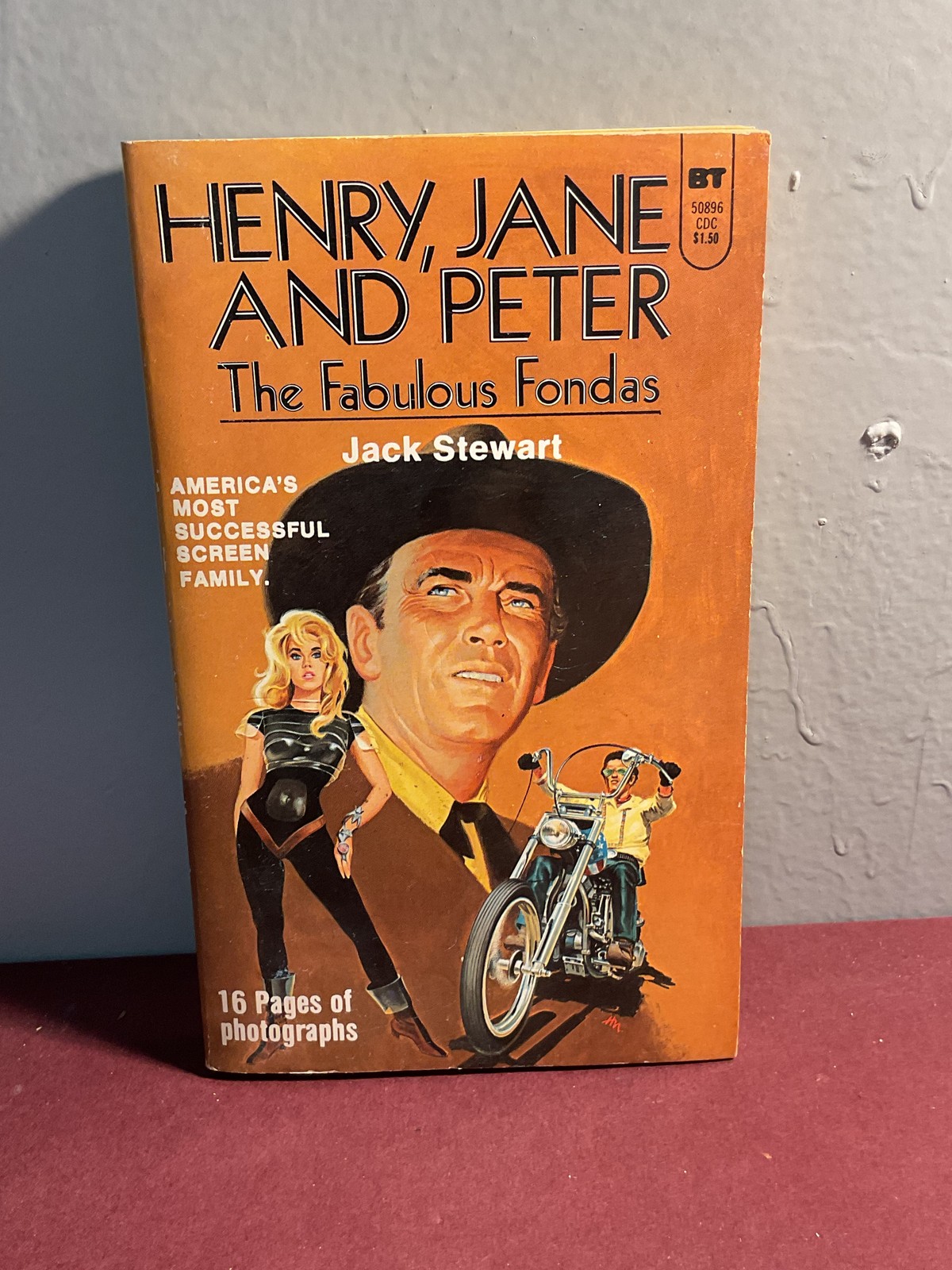 Henry, Jane and Peter The Fabulous Fondas by Jack Stewart 1969 BT Paperback