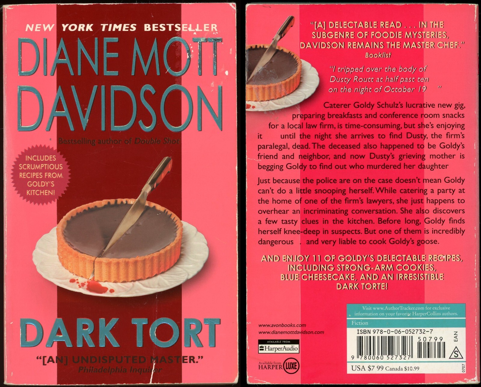 Goldy Schulz Culinary Mystery Lot of 8 Paperback by Diane Davidson