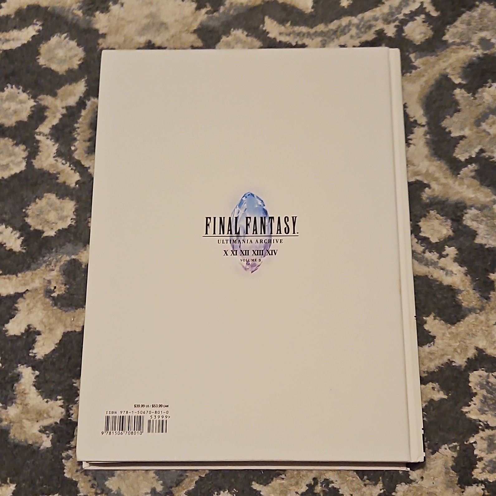 Square Enix Final Fantasy Ultimania Archive Vol 3 Hardcover 2019 English