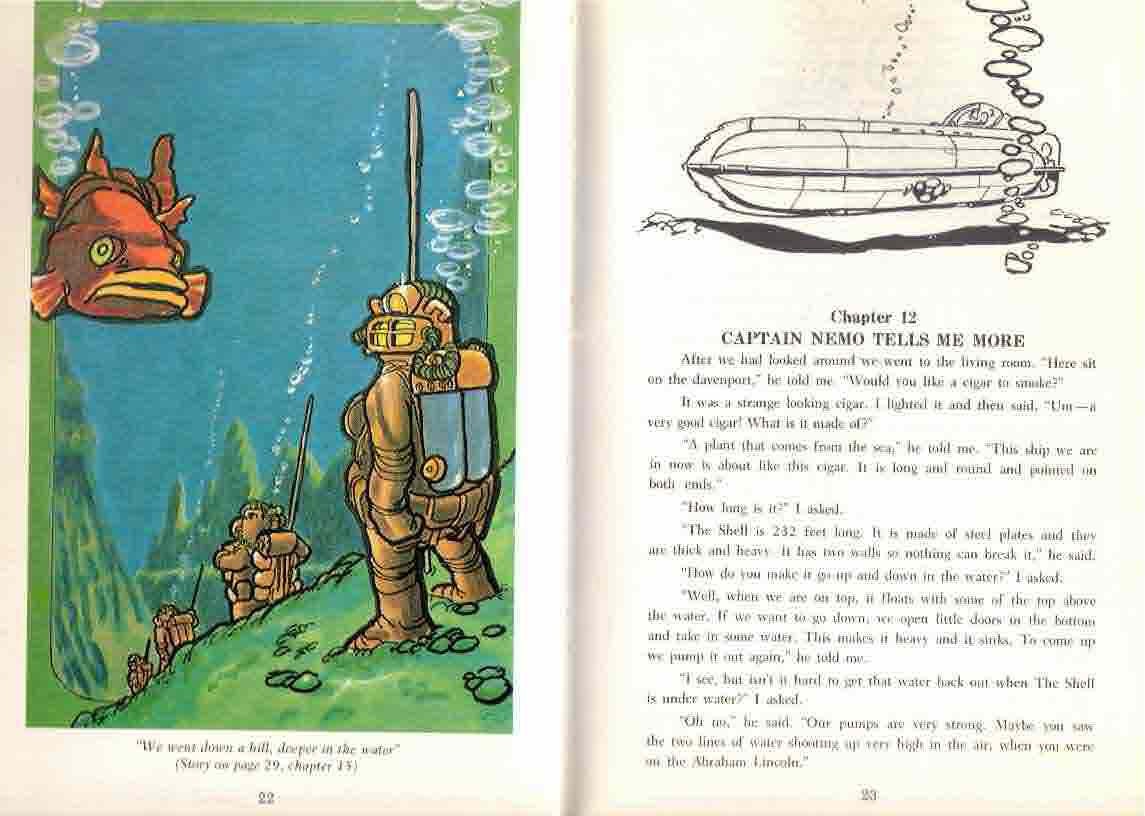 Illustrated by Vaughn Bode 20,000 LEAGUES UNDER THE SEA by Jules Verne – ExLIB