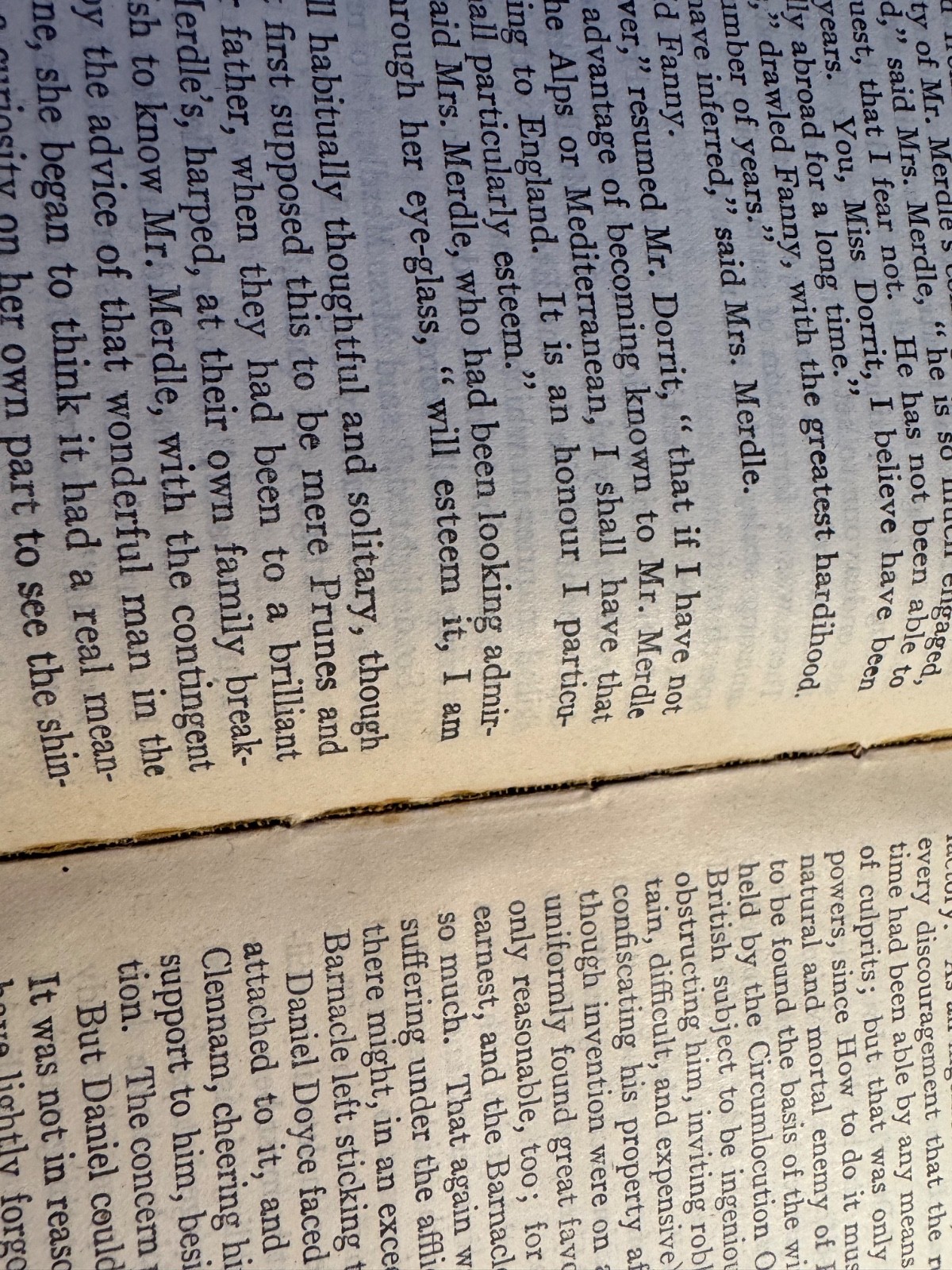 Charles Dickens hardcover, Little Dorrit, 1917, 784 pages
