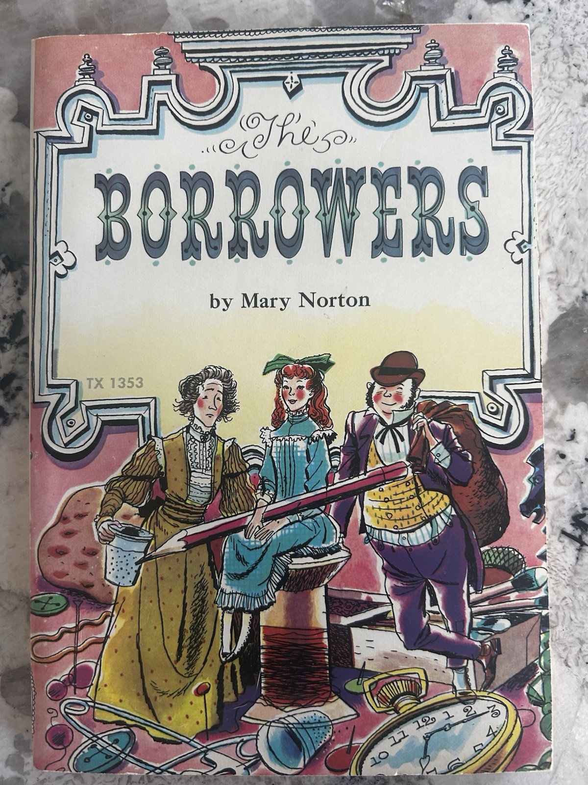 The Borrowers by Mary Norton 1st printing 1969 paperback