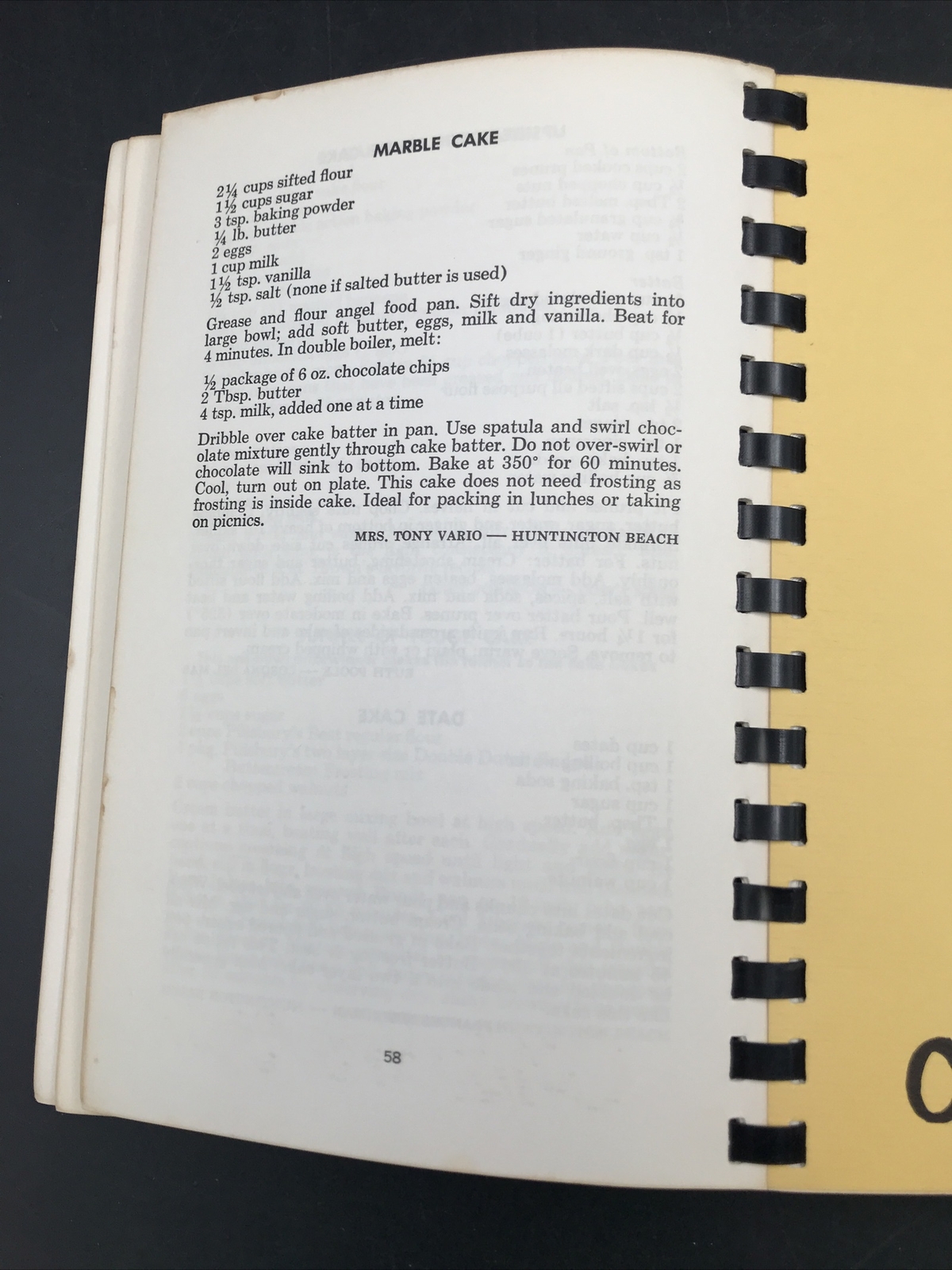 1967 VIVA L’APPETIT Cookbook Costa Mesa CA Recipes South Coast 250 Pages
