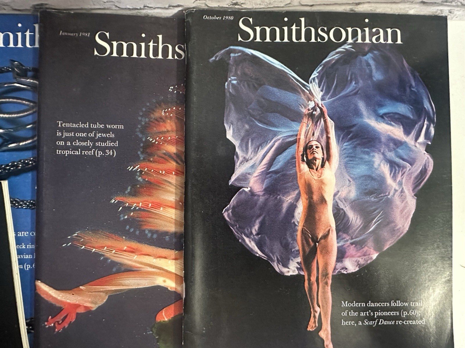 Smithsonian Magazine Lot of 7- 1980s-1981