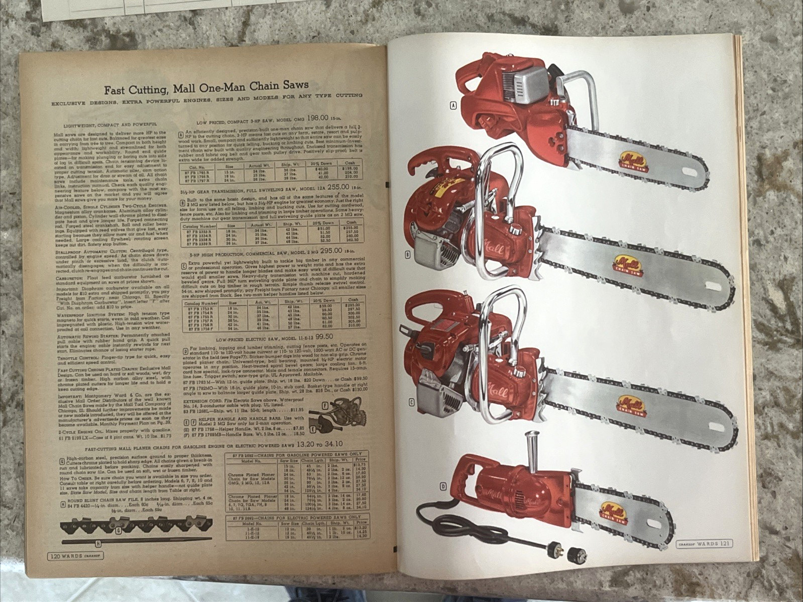 1955 Montgomery Ward Farm Book Illustrated Catalog w/order form 182 pages EX