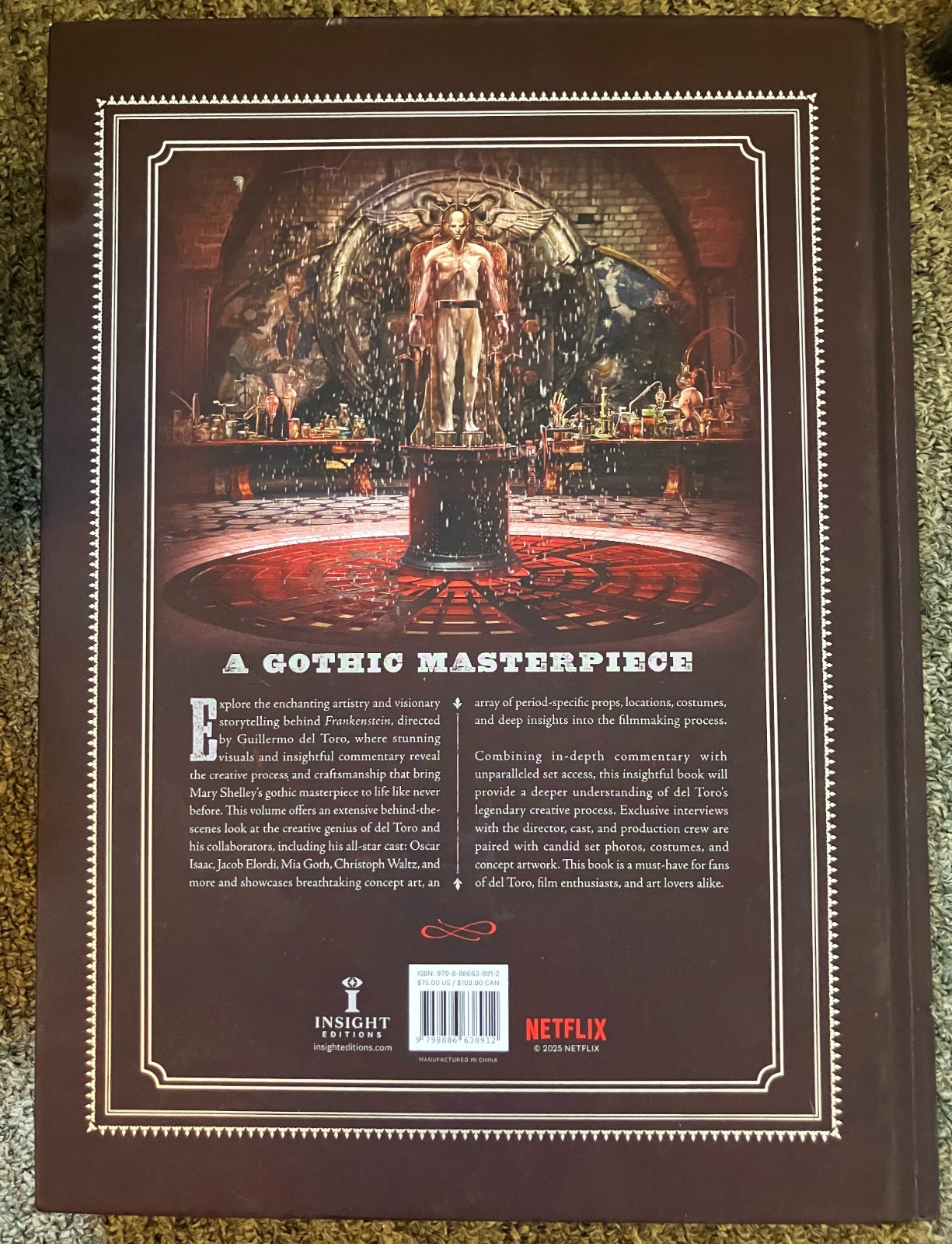 Frankenstein: Written and Directed by Guillermo del Toro by Sheila O’Malley