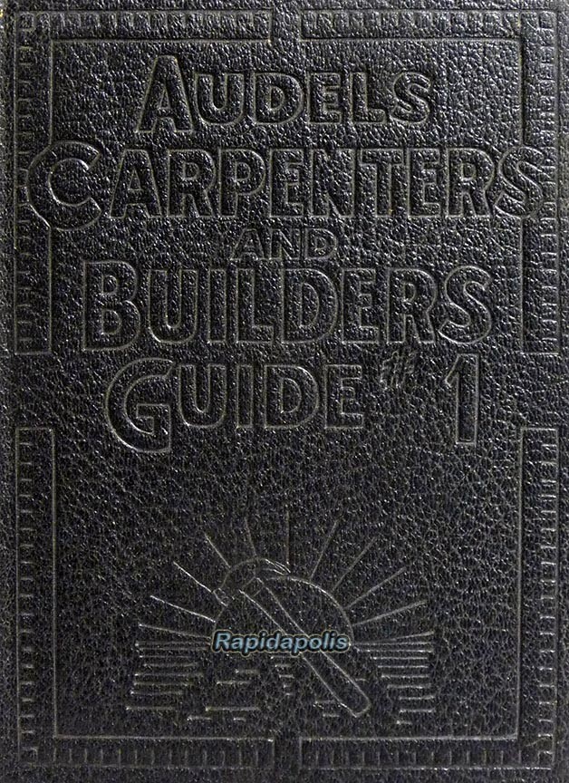 Fine 4 Volume Set of AUDELS Illustrated Carpenters / Builders Guide 1500+ pages