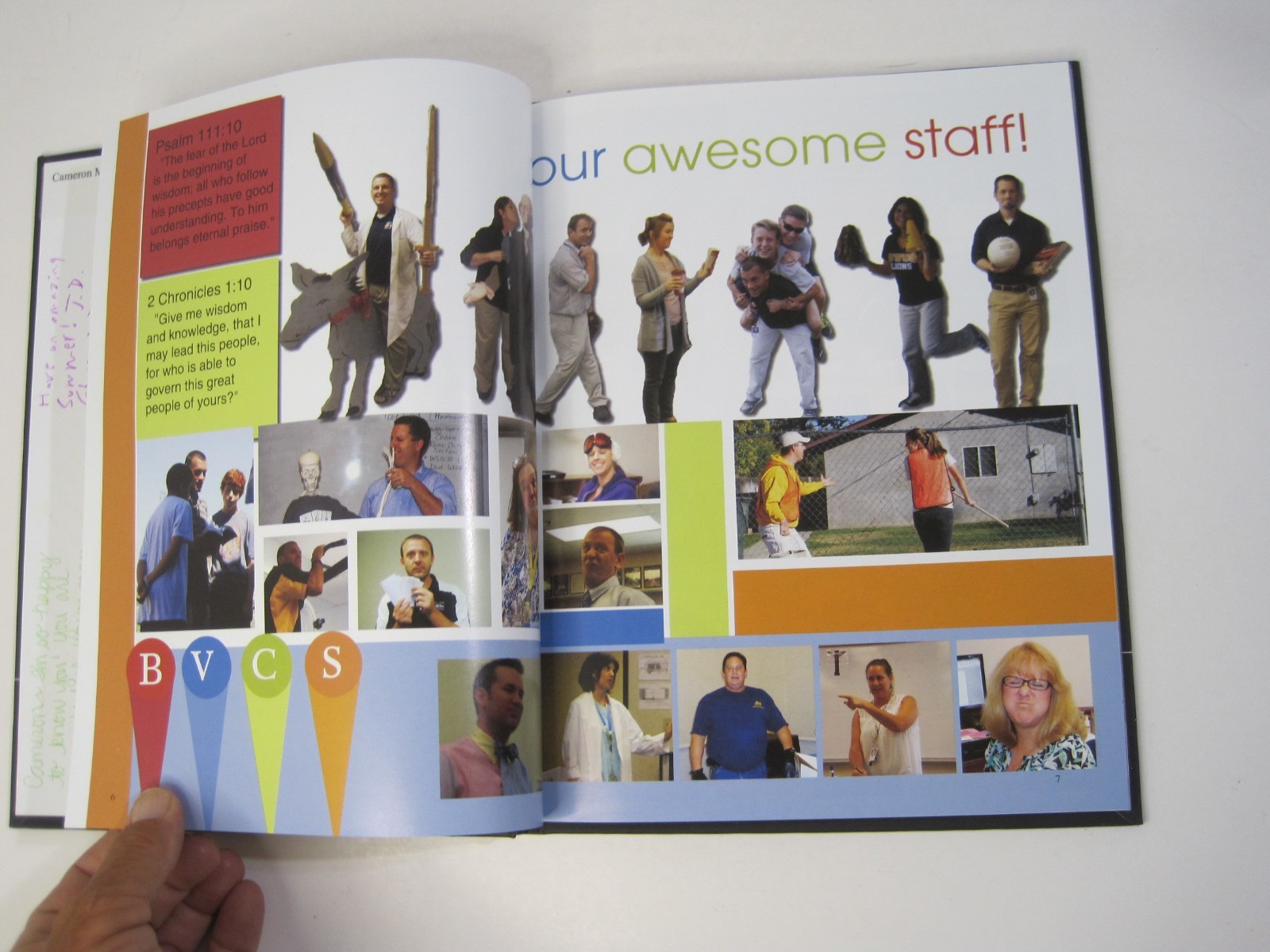 2014 Big Valley Christian Junior High School Yearbook – Modesto, California HC