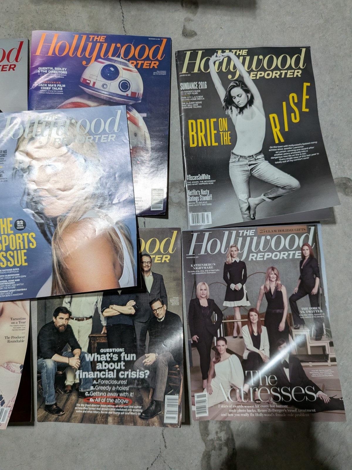 Hollywood Reporter Magazine LOT 2014/2015/2016/2017