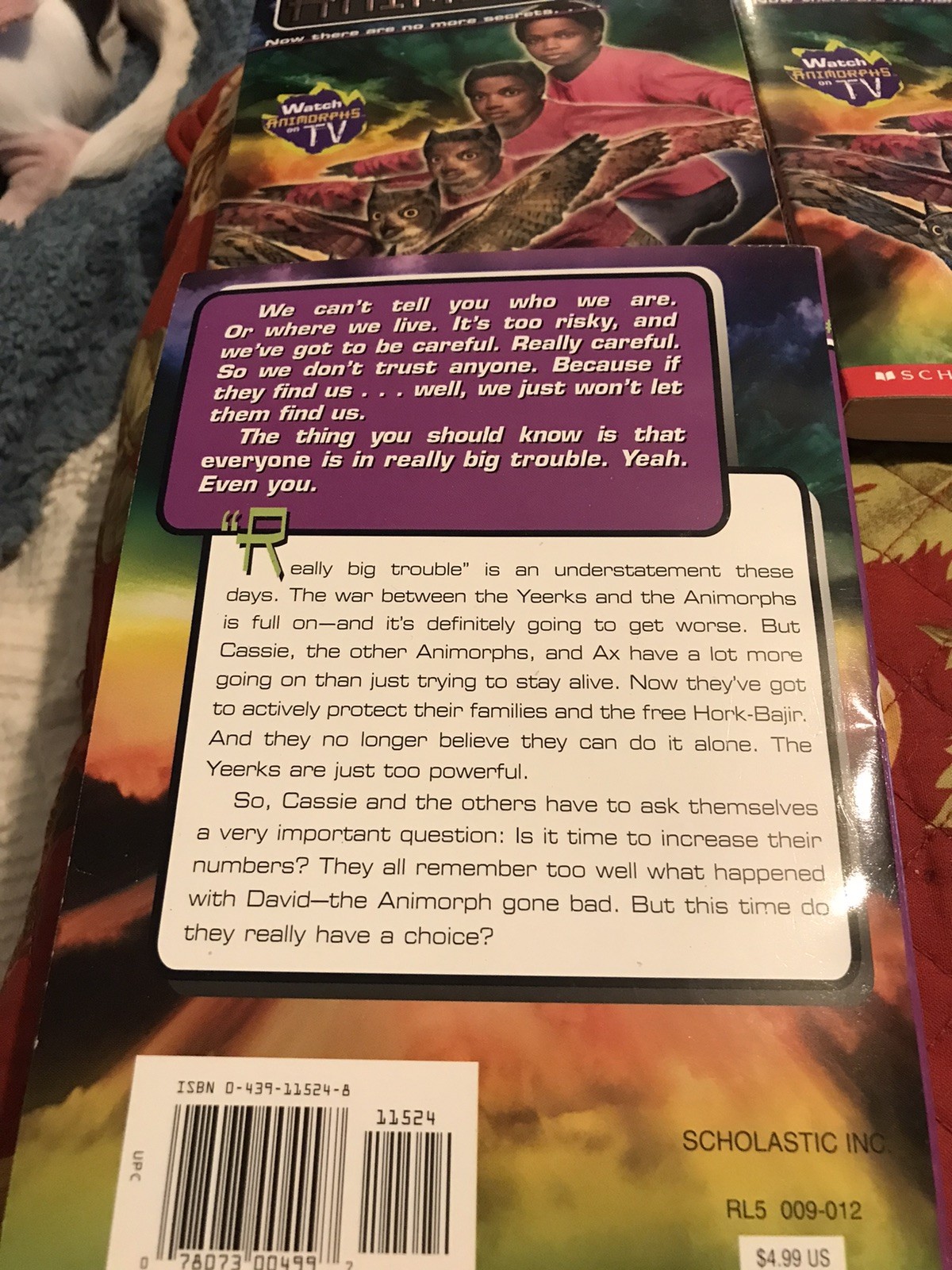 Animorphs #50: The Ultimate Paperback by K.A. Applegate First Print Edition