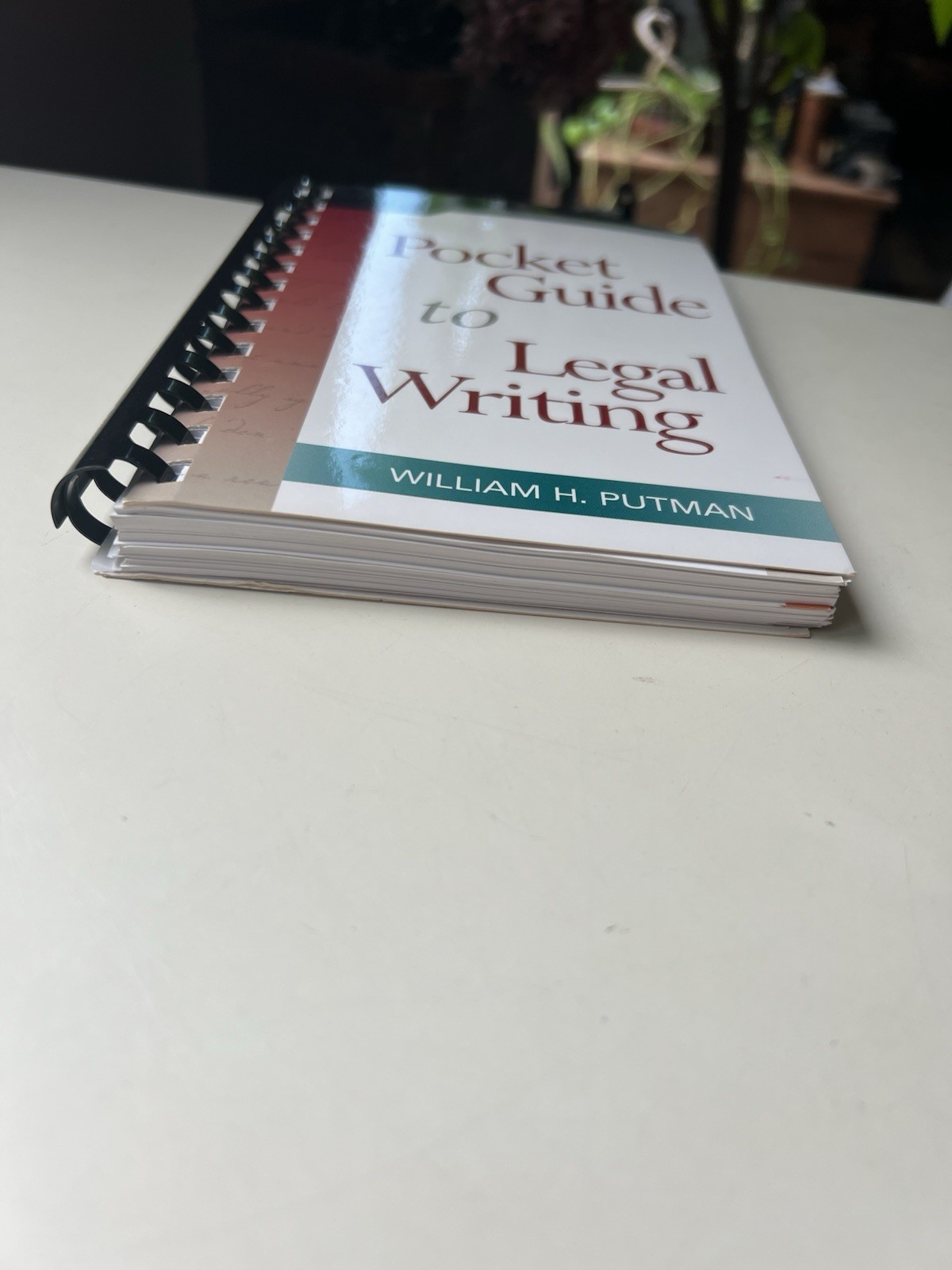 Pocket Guide to Legal Writing by William H. Putman Spiral Bound 2006