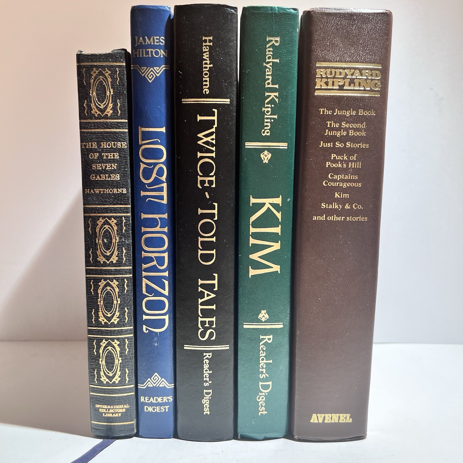 Vintage Mixed Publisher Hardcover Classics Lot – 5 Elegant Books!